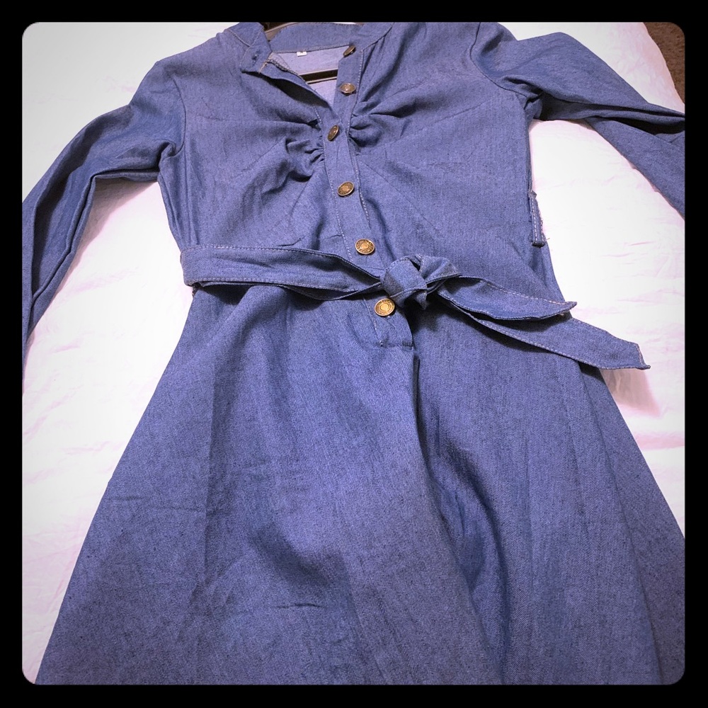 Blue jean dress